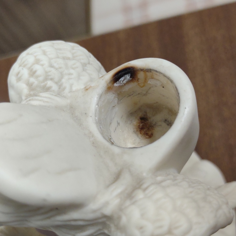 Party Light Cream Angel Taper Candle Holder - Picture 2 of 3